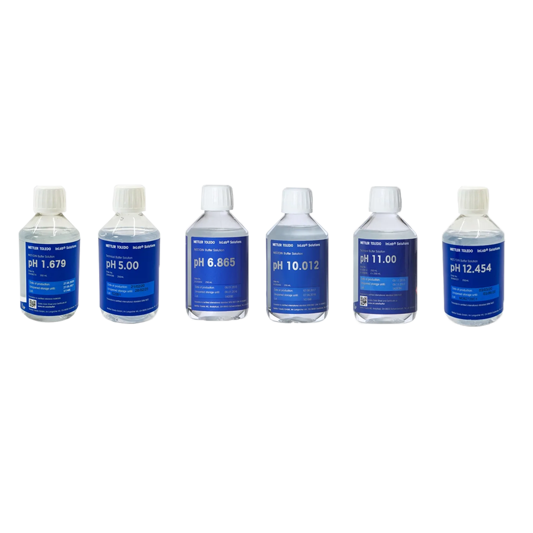 محلول بافر های کالیبراسیون متلر تولدو buffer mettler toledo