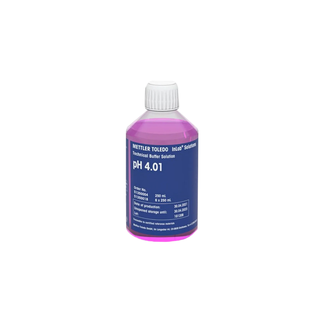 محلول کالیبراسیون بافر 4 متلر تولدو (استاندارد) buffer 4 mettler toledo