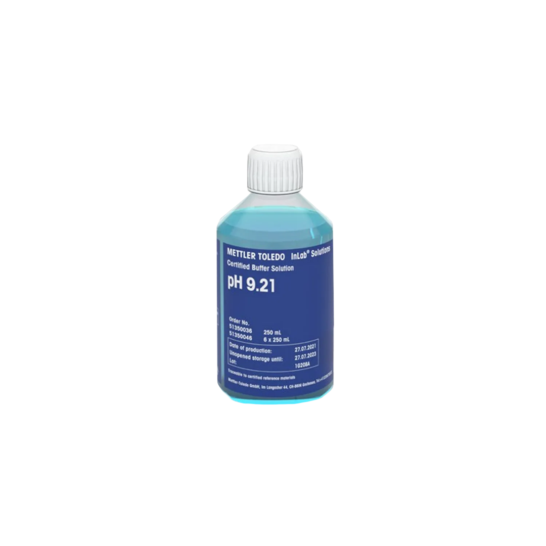 محلول کالیبراسیون بافر 9.21 متلر تولدو buffer 9.21 mettler toledo